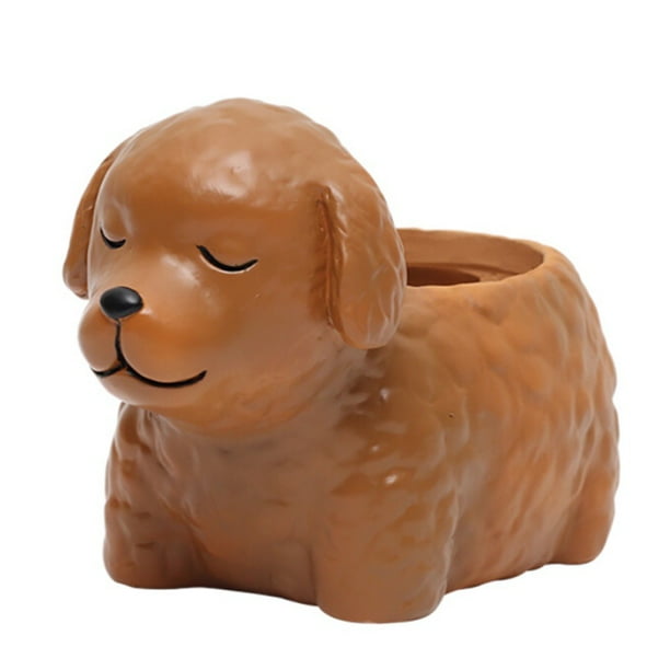 Dog Cartoon Succulent Plant Pot Decorative Desktop Flower Resin Basket Flowerpot Dog Cartoon Succulent Plant Pot Decorative Desktop Flower Resin Basket Flowerpot